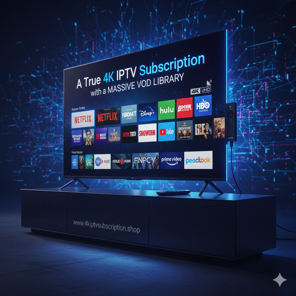 Vast VOD library from the 4K IPTV subscription service